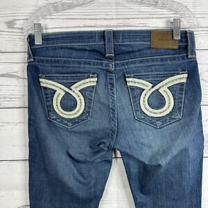 Big Star Jeans Womens 28 Skinny Alex Blue Stretch Western Rodeo Ranch